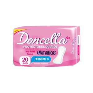 DONCELLA PROTECTOR DIARIO S/PERF ROSA x 20u